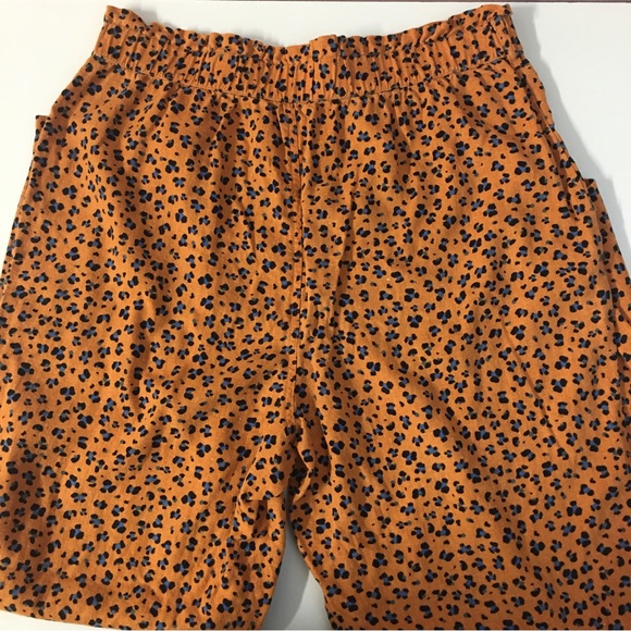 ‼️SOLD‼️Orange & Blue Leopard High Waisted Pants - Picture 9 of 13